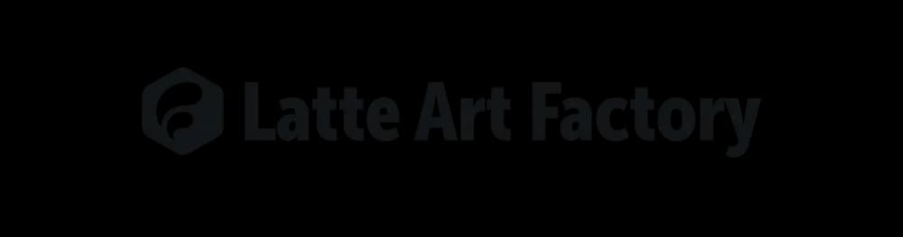 Logotipo de Latte Art Factory, empresa alemana texturizador de leche.